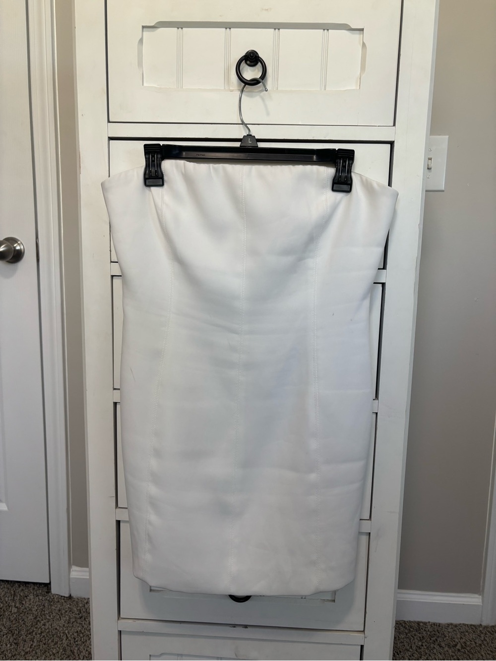 Meshki Strapless White Dress